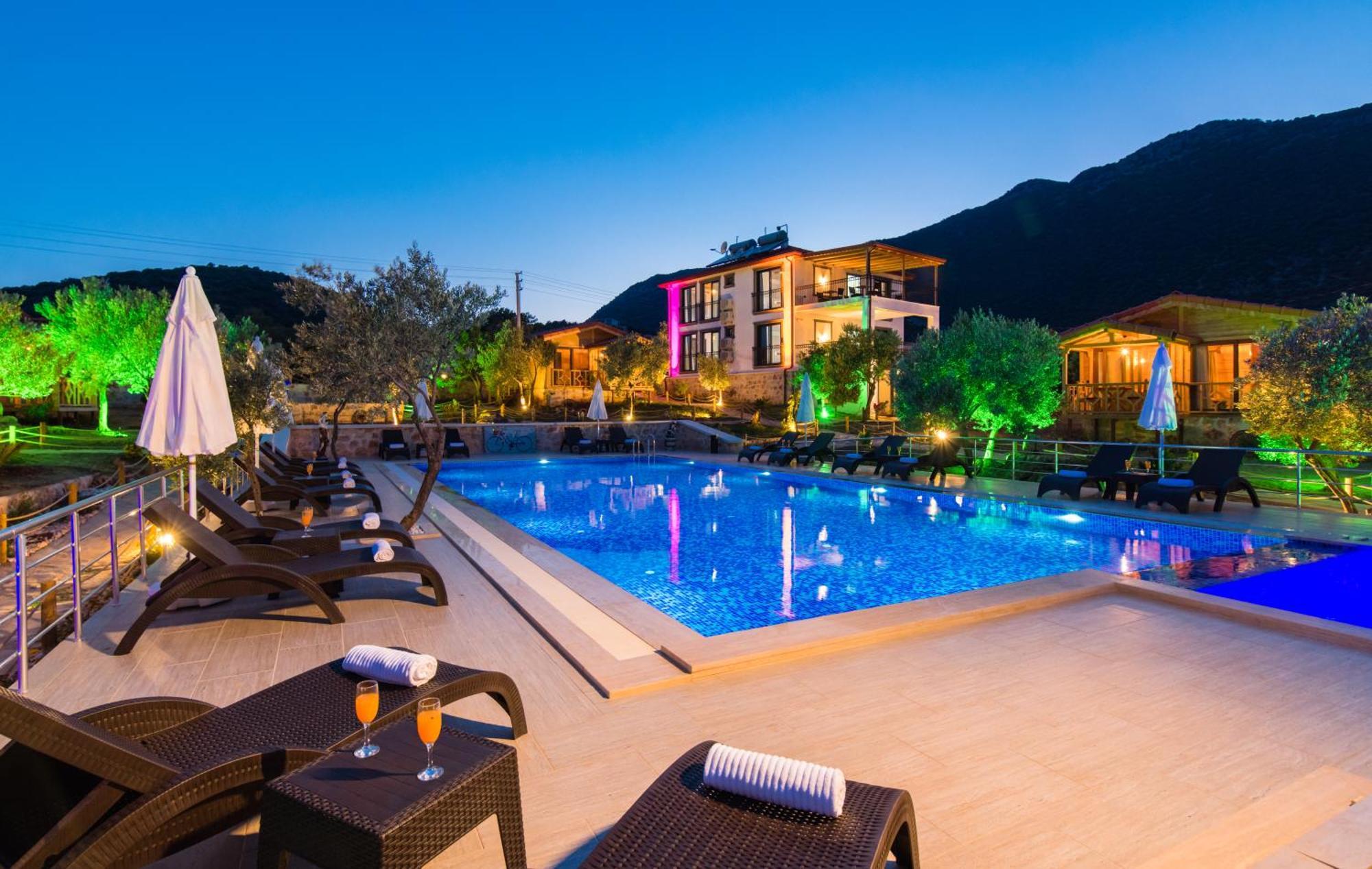 Doganin Ruhu Hotel & Bungalow Kaş Exterior foto