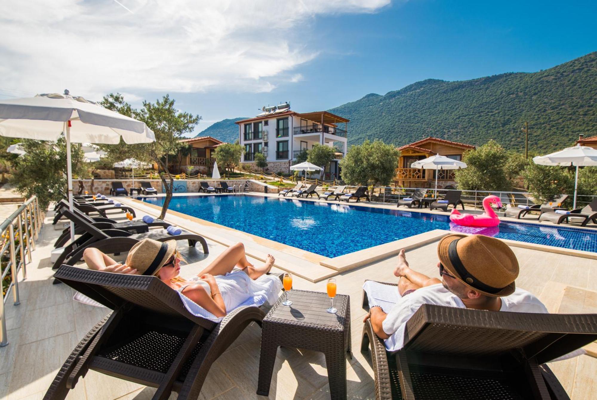 Doganin Ruhu Hotel & Bungalow Kaş Exterior foto