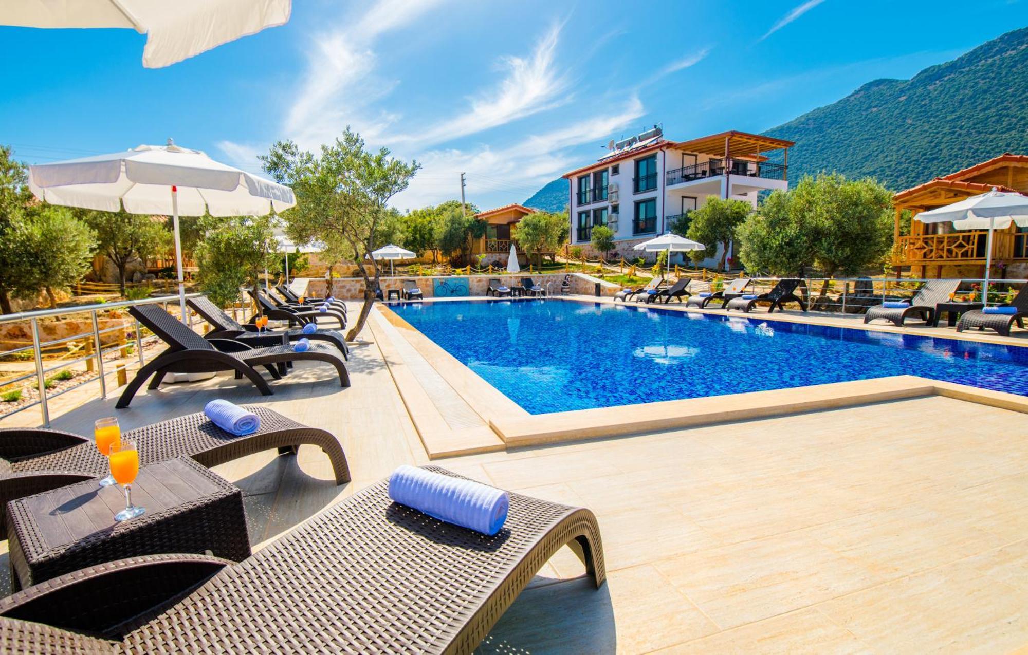 Doganin Ruhu Hotel & Bungalow Kaş Exterior foto